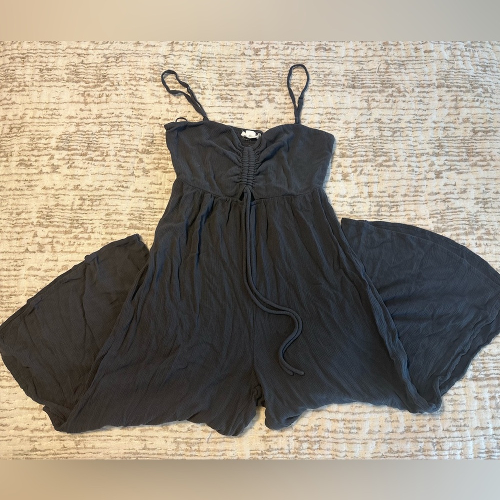 O'Neill Dark Gray Sleeveless Romper Jumpsuit